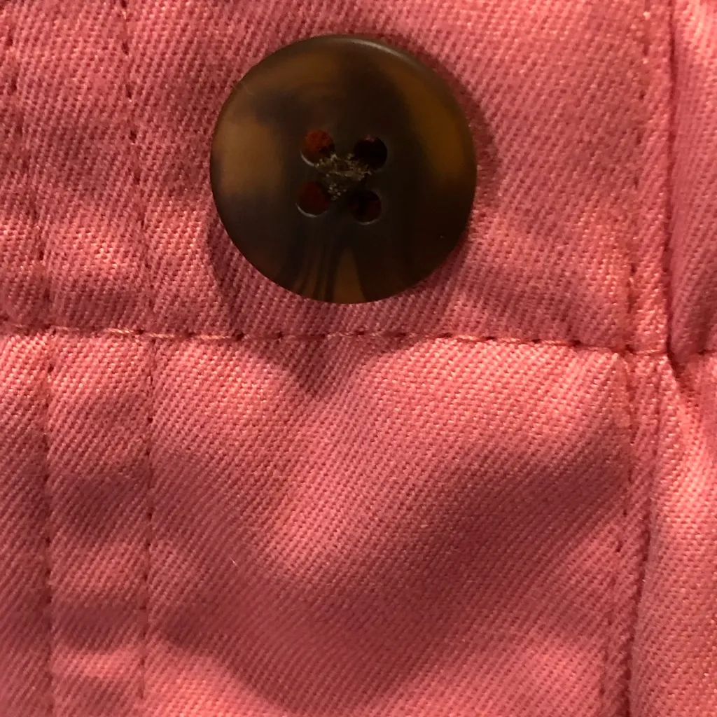 Peach Color Capri’s Stretch Waist Soft Brushed Pink - Image 3