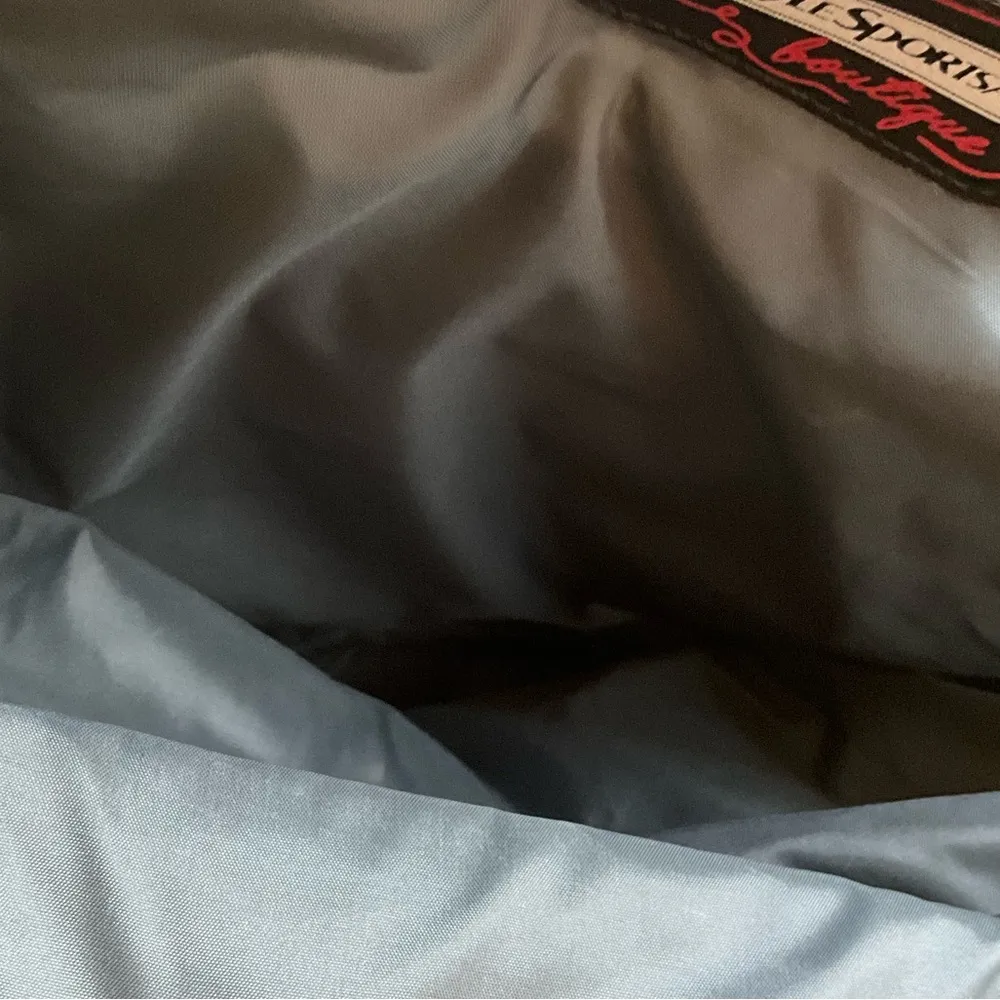 A Very Rare HTF LeSportsac Boutique Limited Vandal Handbag Blue Multicolor - Image 6