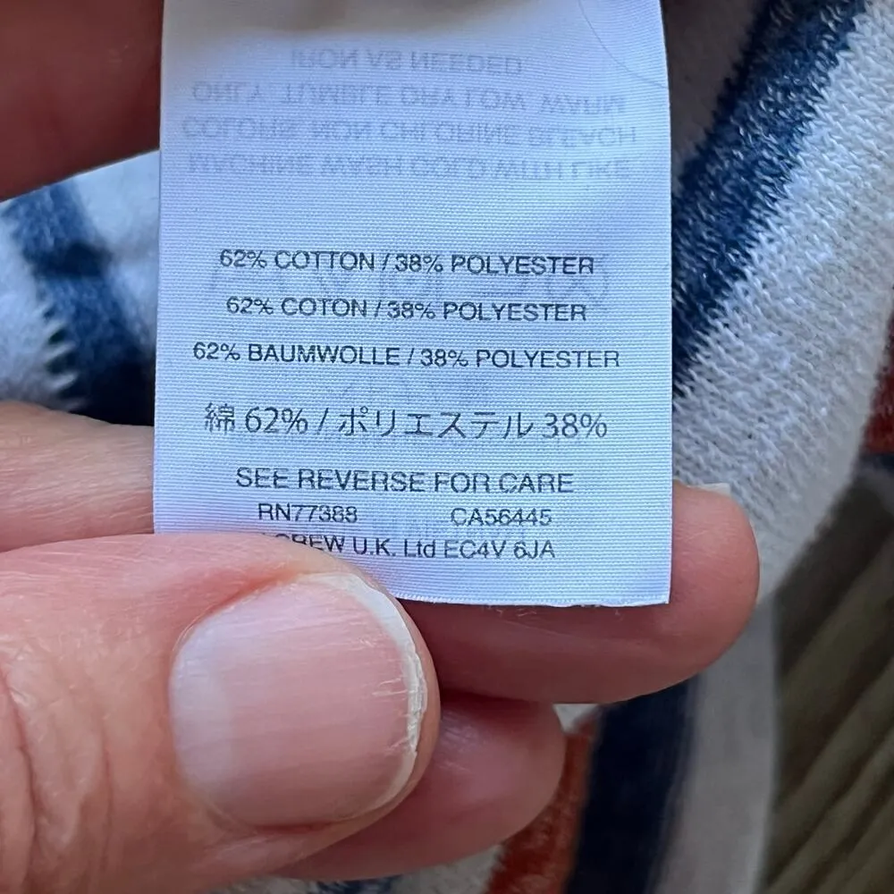 Madewell Hi-Fi Shrunken Tee In Mary-Lou Stripe Size XXS - Image 8