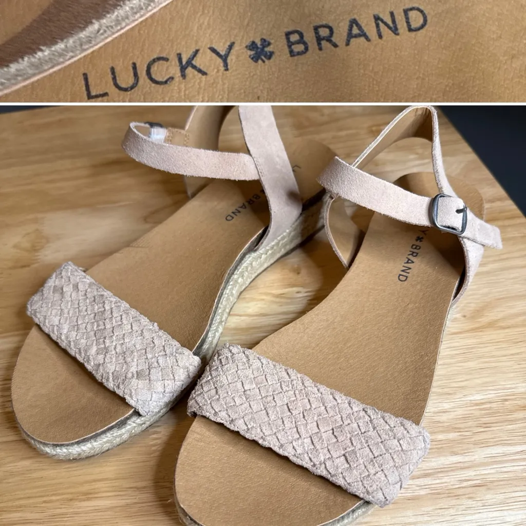 Lucky Brand Women’s Garson Flat Sandals Size 7 - Image 2