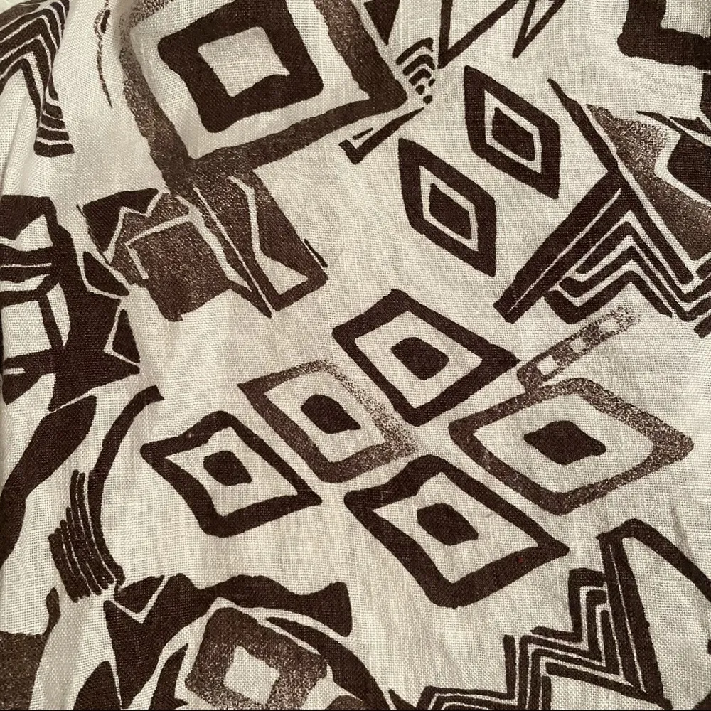 Chico’s Women’s Linen Top With Tribal Print - Image 6