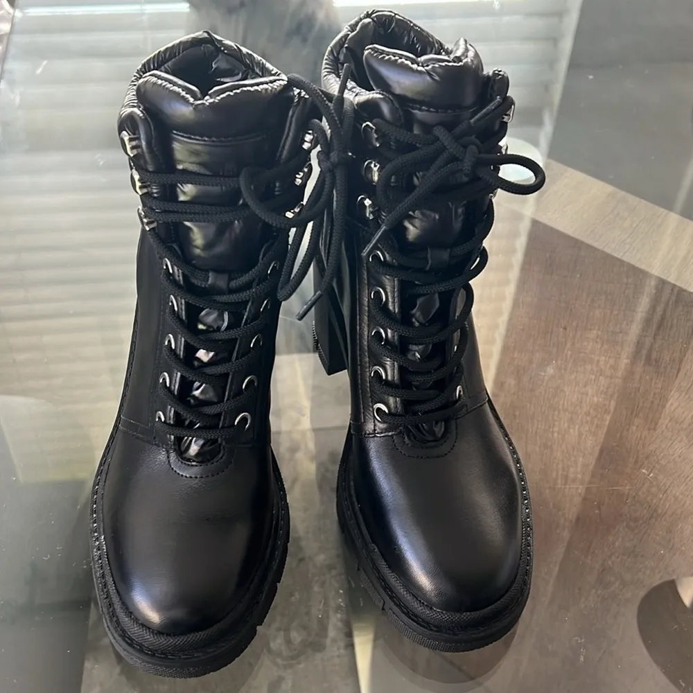 Marc Fisher LTD Velima Mixed Media Bootie in Black, Size 7.5 NEW - Image 8