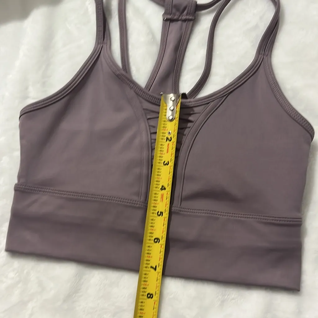 Nike Women’s DriFit Lace front Sports Bra Size XS - Image 9
