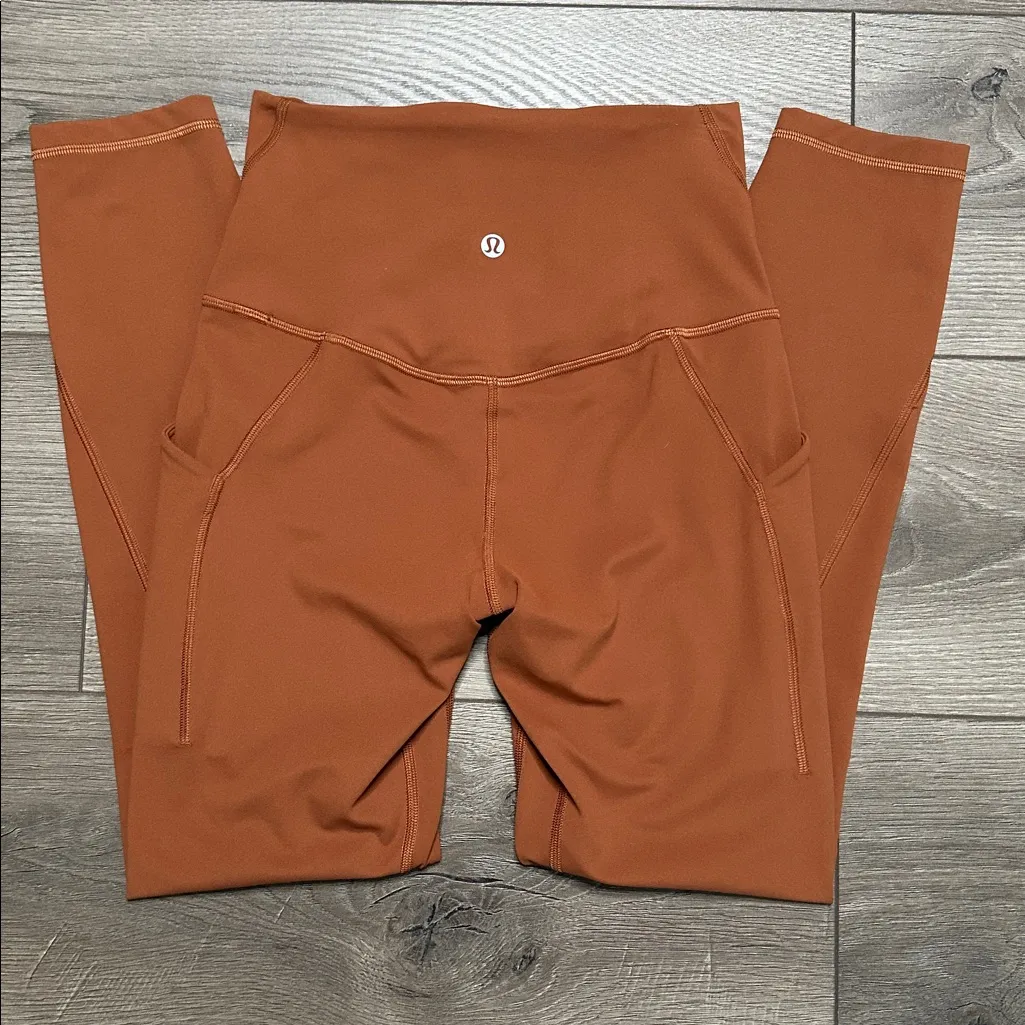 Lululemon Align High-Rise With Pockets 25" Sable Leggings Size 4 - Image 5