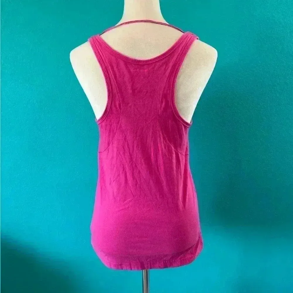 Zara pink tank top in size medium - Image 3