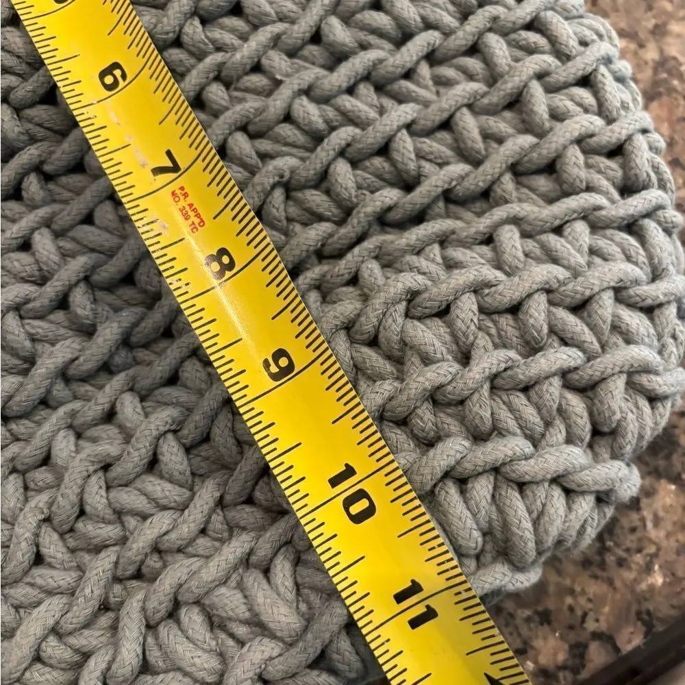 A New Day Macrame Beachy Boho Bag with Jewel Accent - Image 5