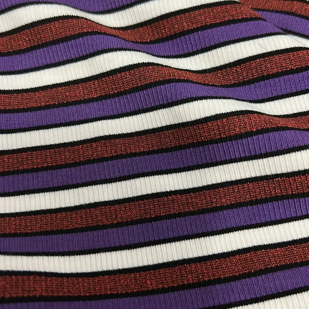 Teddy Fresh Need a Hug Striped Mock Neck Tee - Image 7