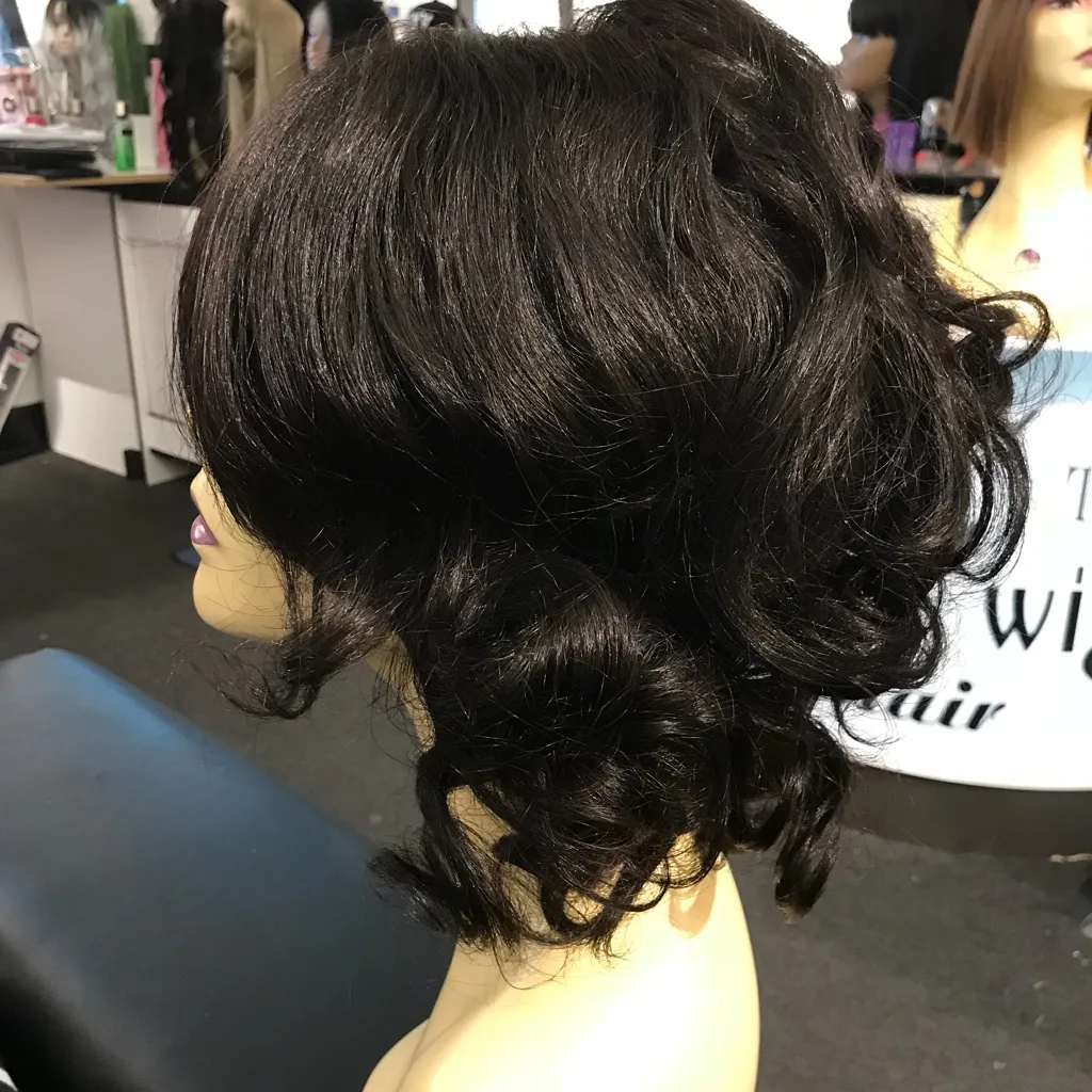 Human 100% Virgin Remy Natural color wig Brown - Image 2