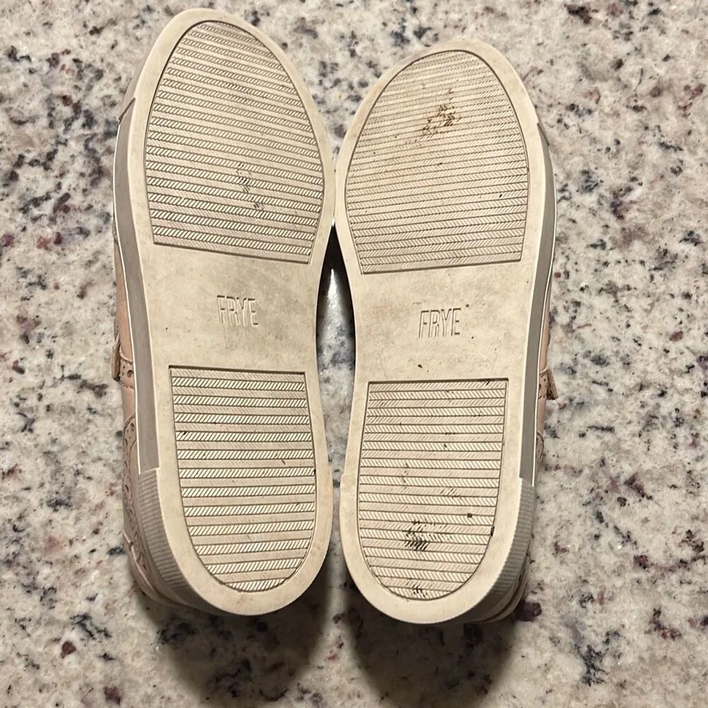 Frye Shoes Women's Frye Gemma Kiltie Suede Sneaker‎ Blush Pink Size 6 - Image 9