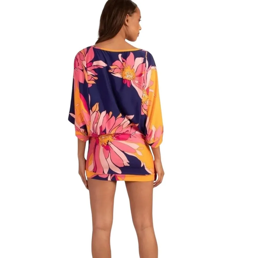 NWT! Trina Turk Breeze Swim Tunic Dress in Floral Print - Size Large - Image 3