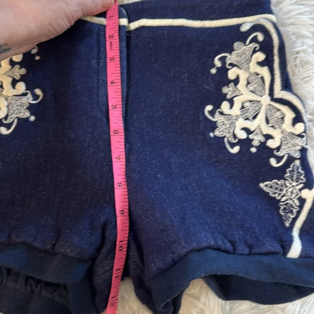 O’2nd thick bloomer embroidered shorts size 1/ Blue - Image 5