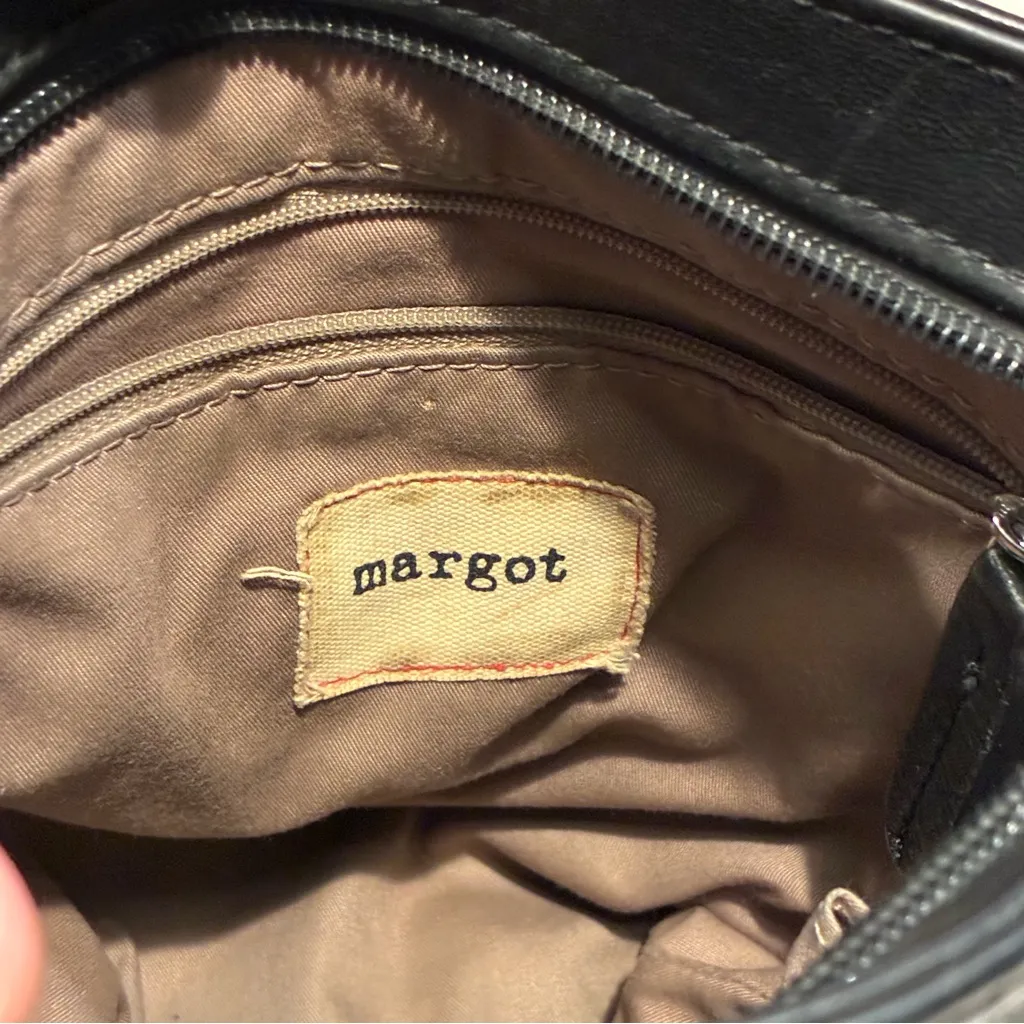 Margot Black Genuine Leather Crossbody Bag - Image 7