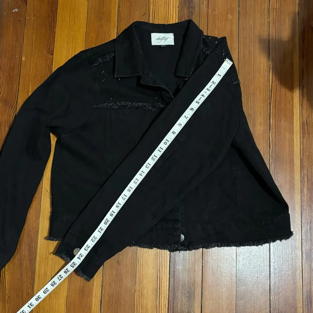 Day Trip Black Denim Jacket - Image 3