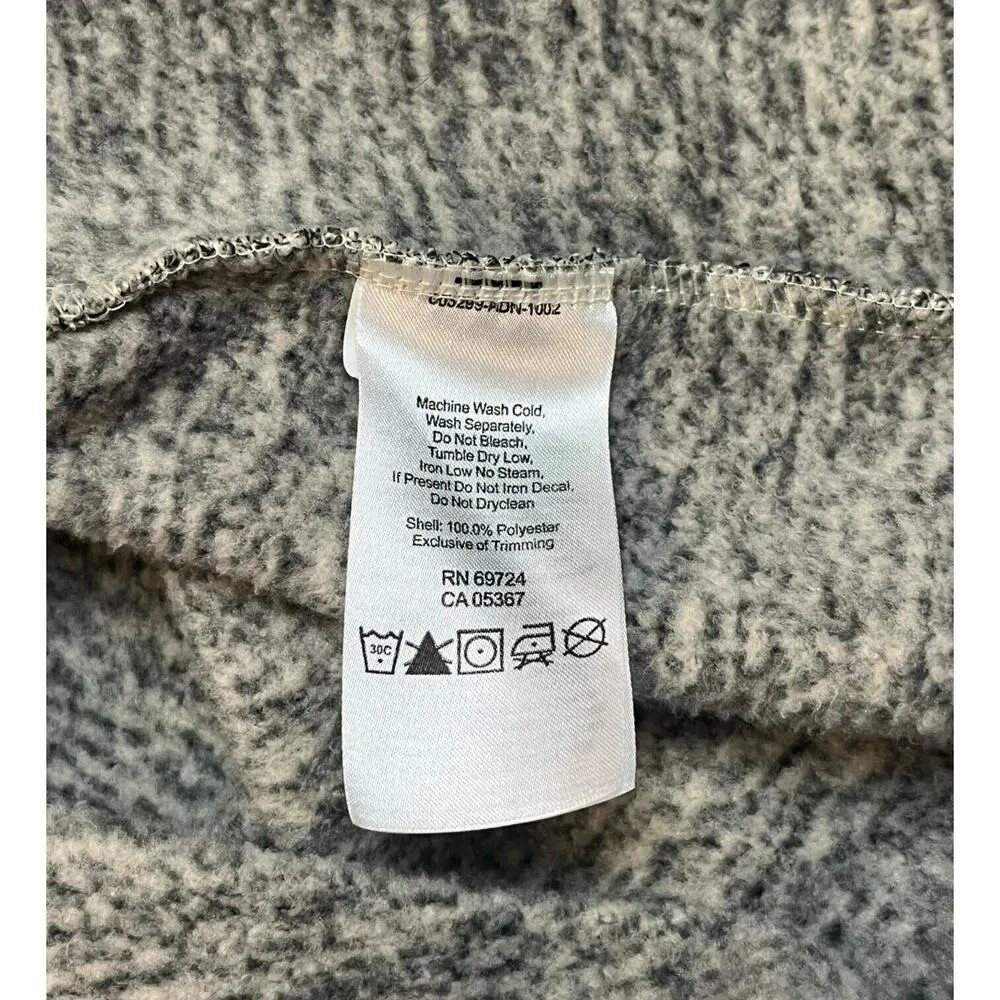 Columbia Sweater Womens M Geometric Pullover High Neck Long Sleeve Outdoor Gray - Image 8