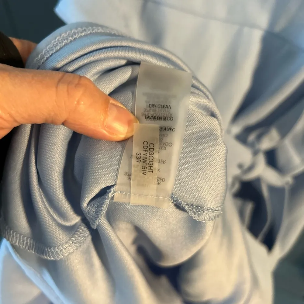 NWOT Calvin Klein Light Blue Dress with Gold Zipper | Size 4 - Image 6