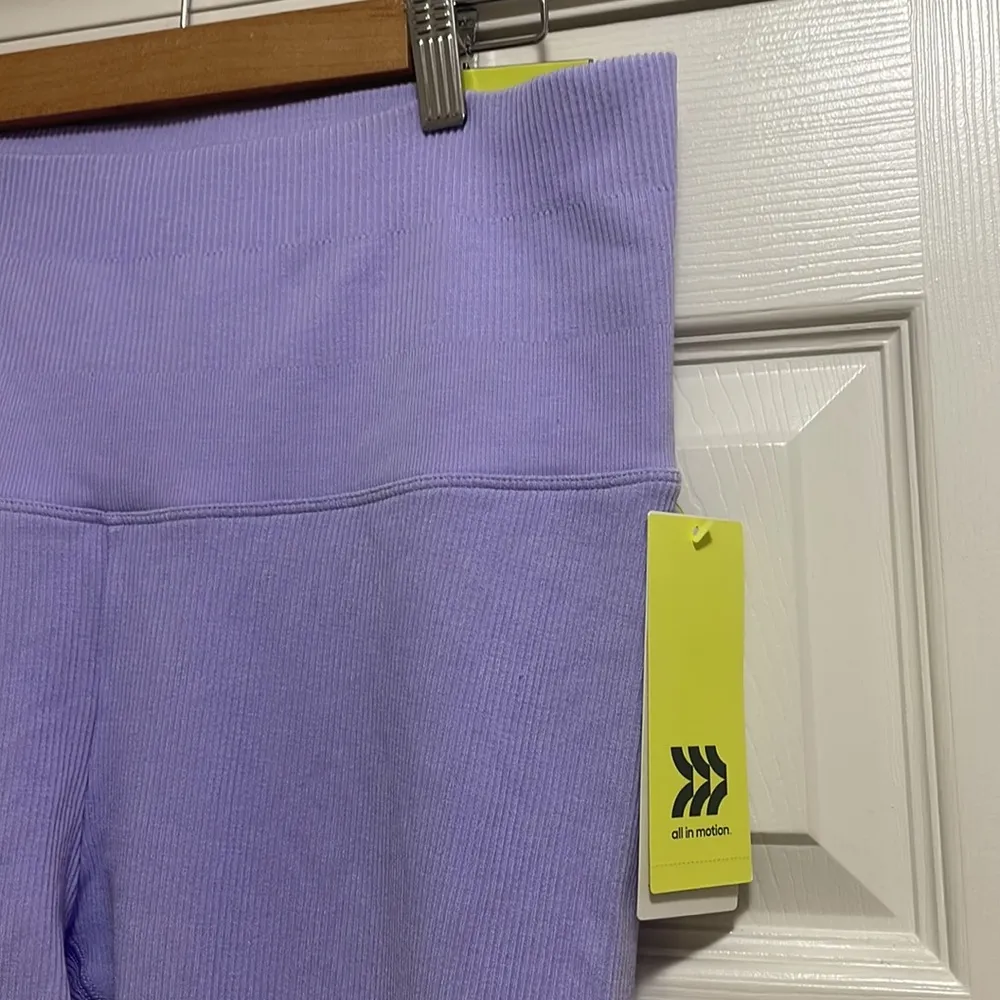 All in Motion legging high rise lilac purple regular high rise activewear Sz XXL - Image 2