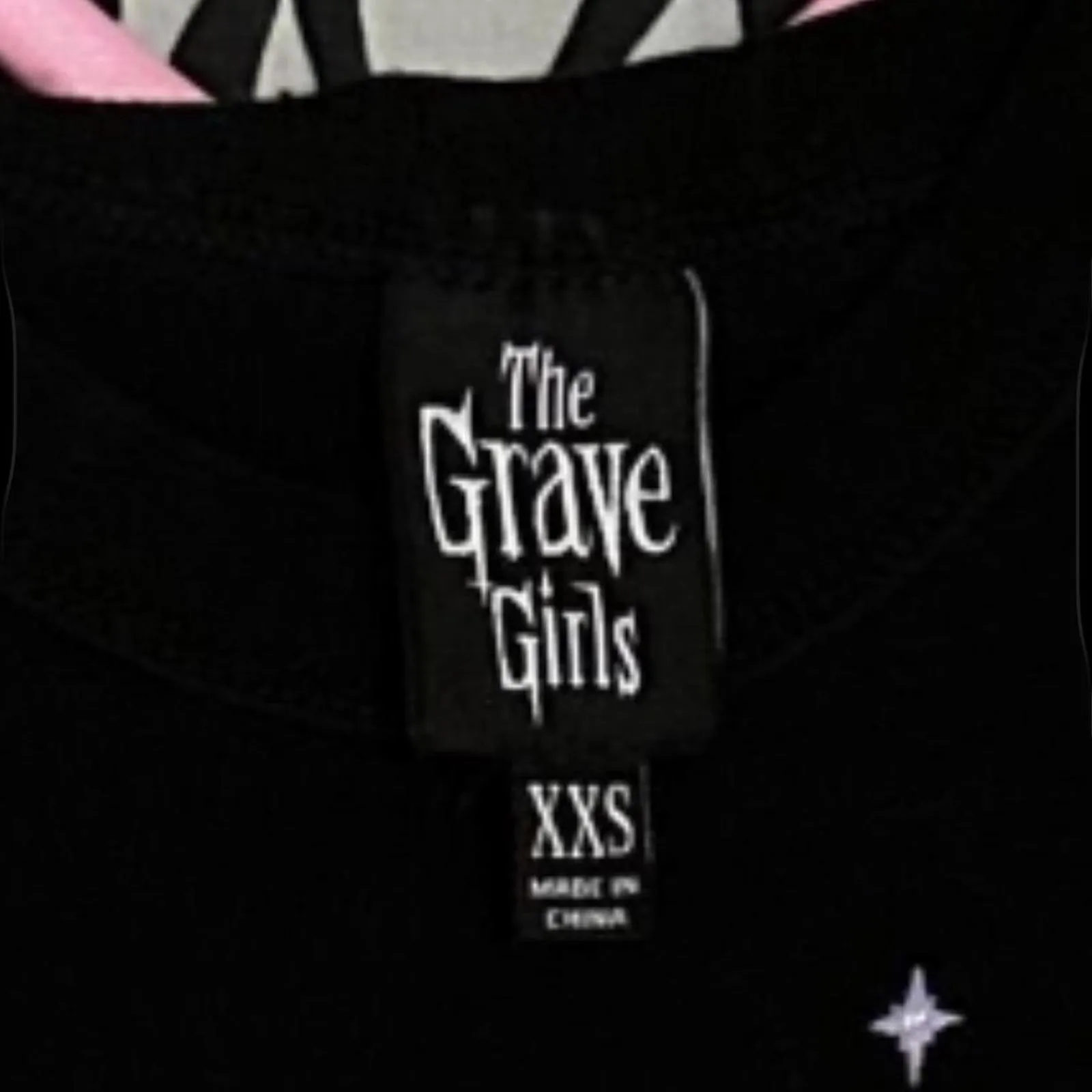The Grave Girls Dolls Kill batty black t-shirt Size XXS - Image 3