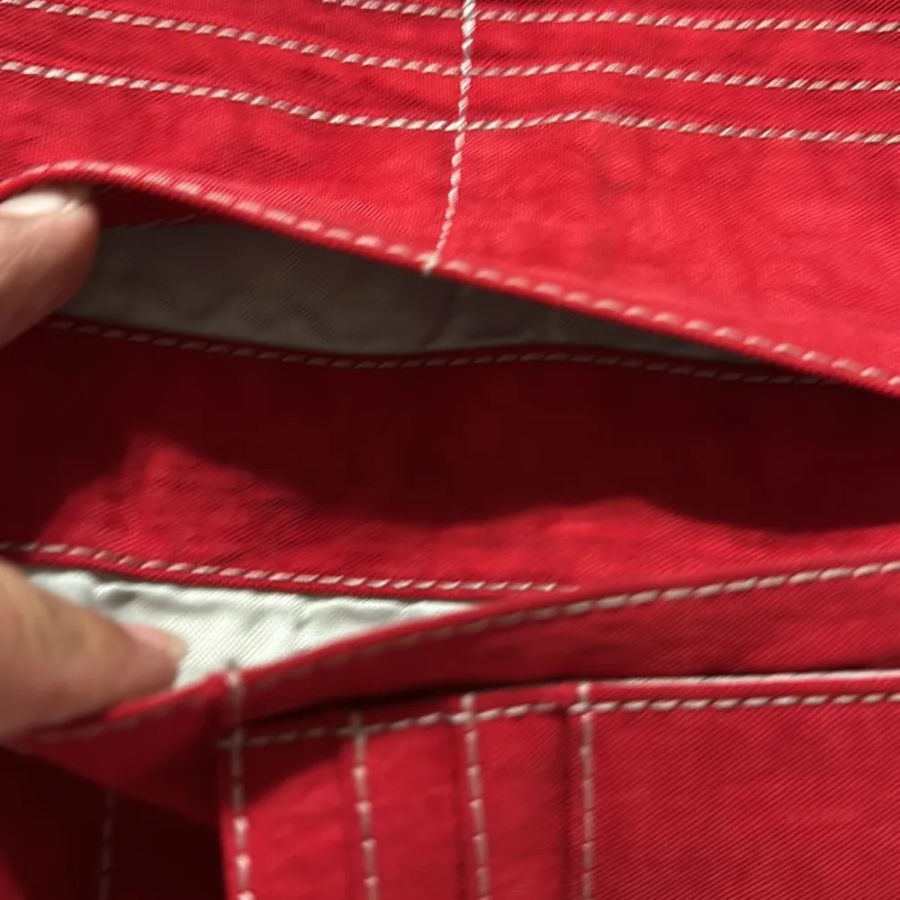 Red Rouge Snap Accordion Multi Compartments Card Holder Wallet - Image 12