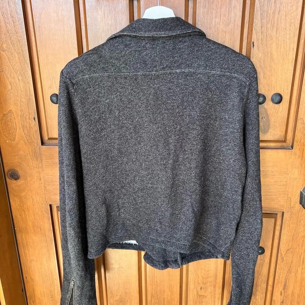 CABI Moto Grey Jacket, Style 775, Medium‎ - Image 5