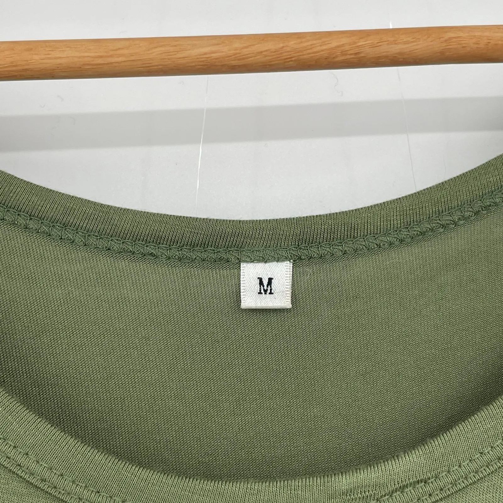 Olive Green Stretchy Maternity Baby Shower Pregnant Party Photos Maxi Dress M Size M - Image 4