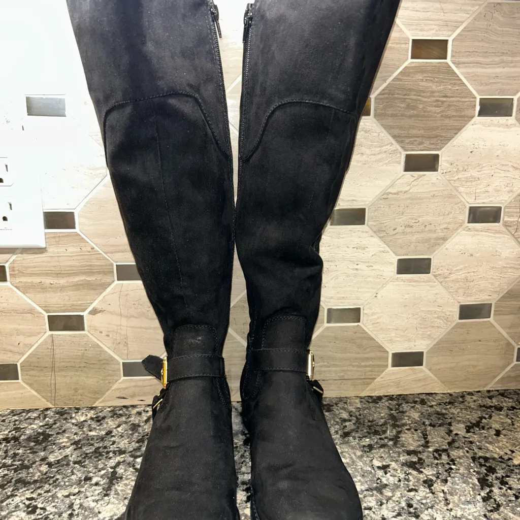 G by Guess Harson Knee High Boots Black Size 7.5 - Image 7