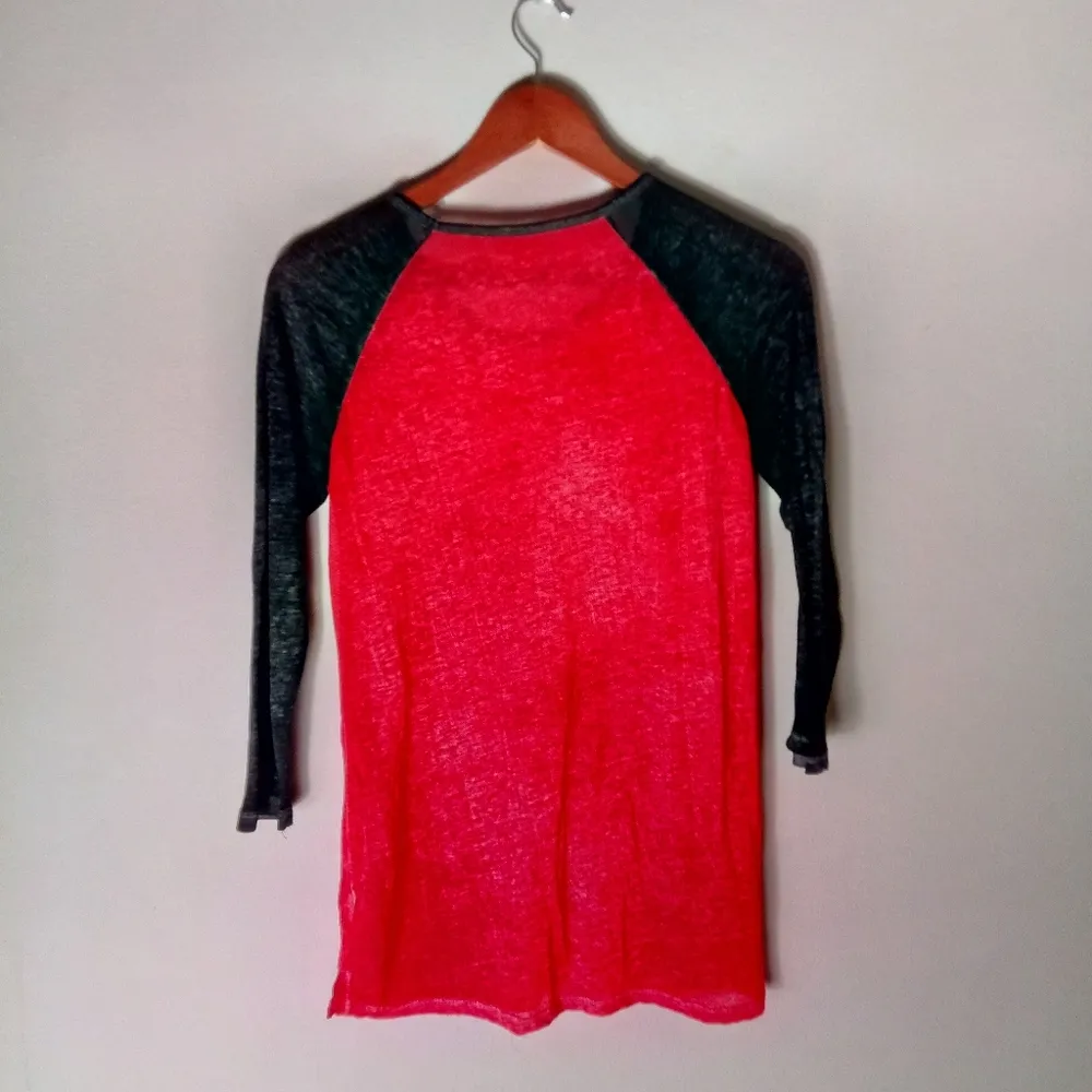 Christmas S Old School Wrapper Santa Top Red - Image 2