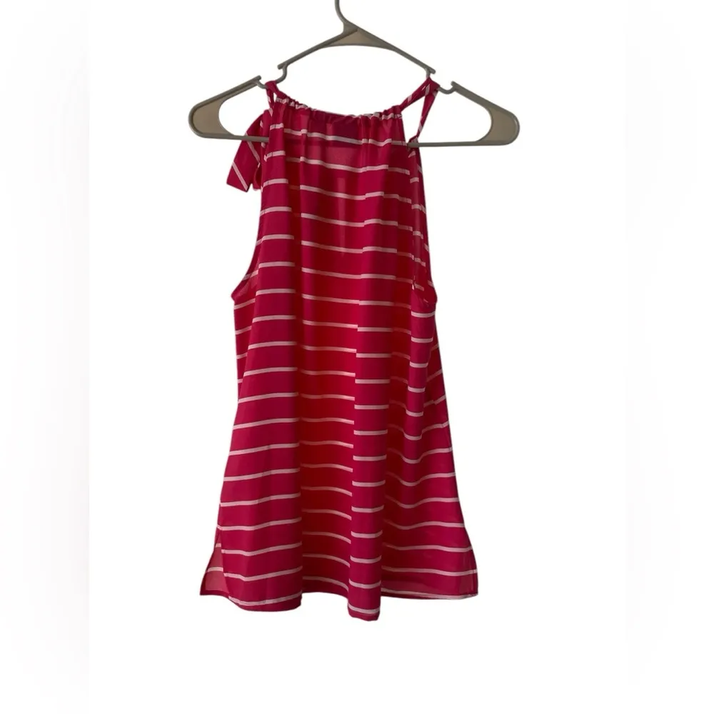 Soho NWT  Pink Striped Top Shirt Size Medium - Image 3