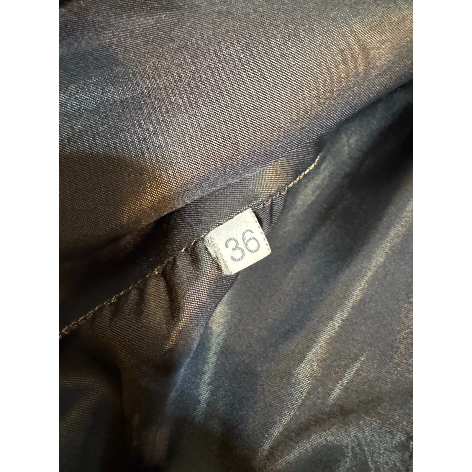 Vintage Jill Sander Leather Blazer – Y2K Minimalist Tailored Jacket, Size Small - Image 6