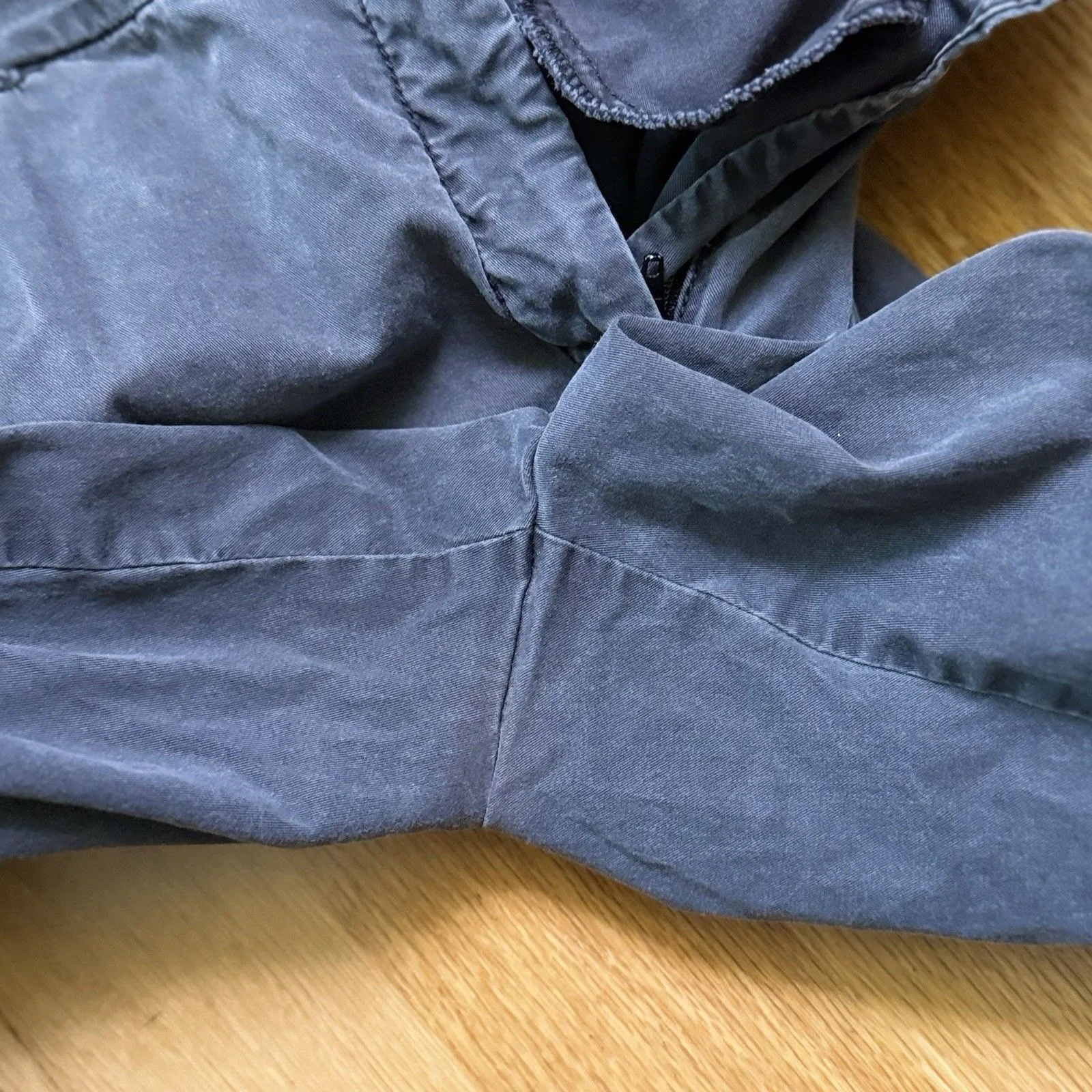 Eileen Fisher Cropped Straight Leg Faded Black Sz 8 Minimalist Preppy Chic - Image 9