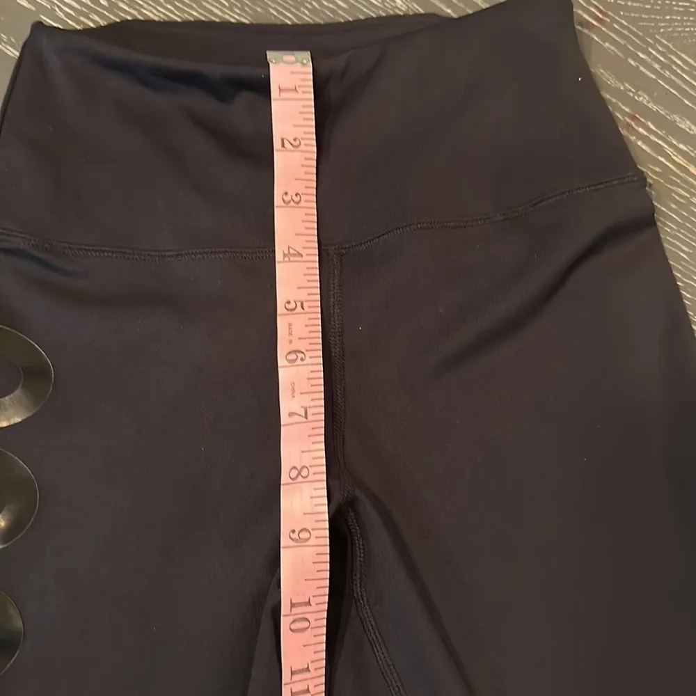 Good American | Spell Out Logo Core Power Leggings Black Size 0 activewear yoga - Image 6