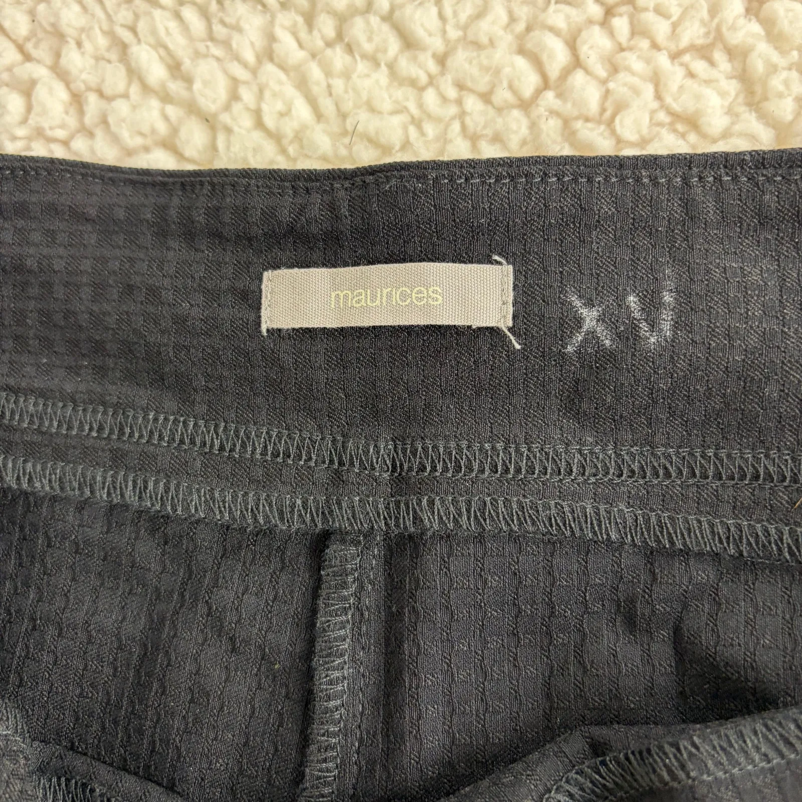 Maurices Bengaline Skinny Crop Pants Size XL Black NWT - Image 7