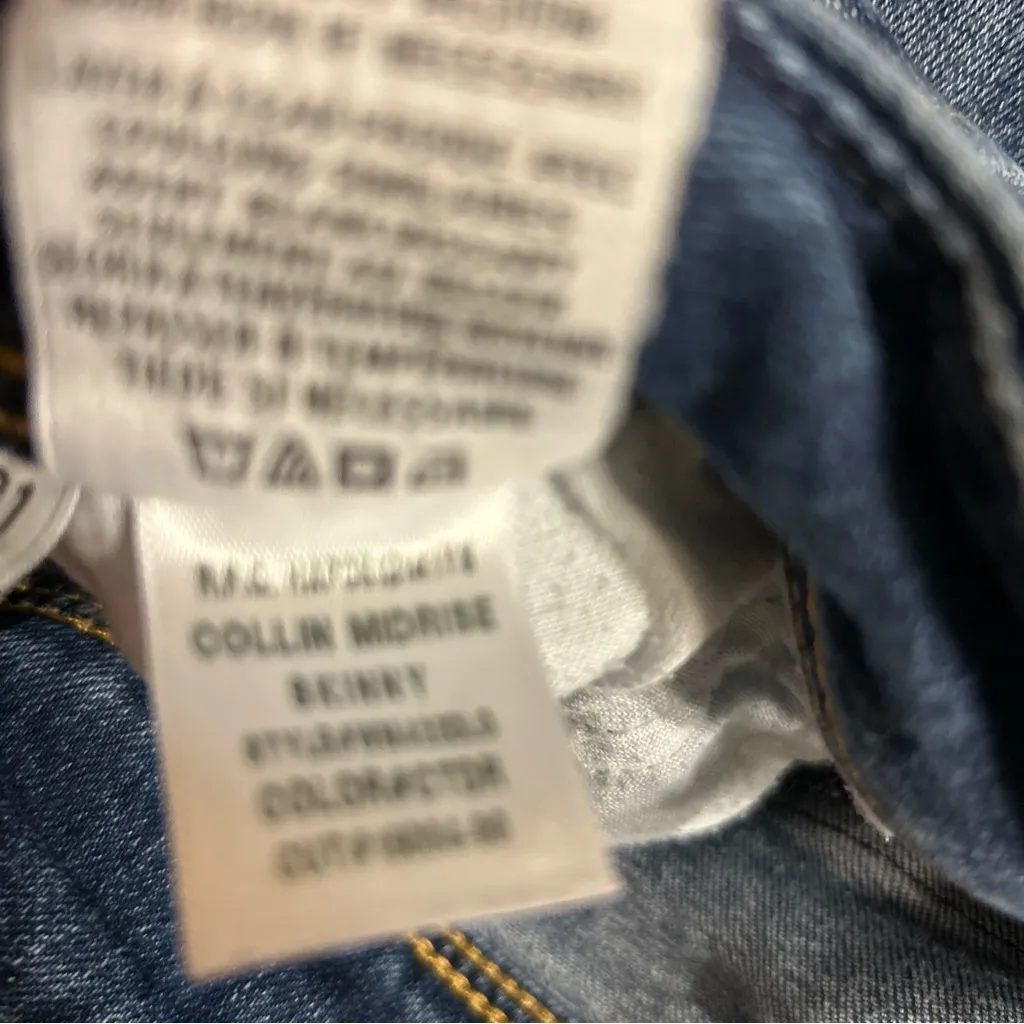 Hudson Collin Mid rise Skinny Dark wash Jeans Sz 31 - Image 7