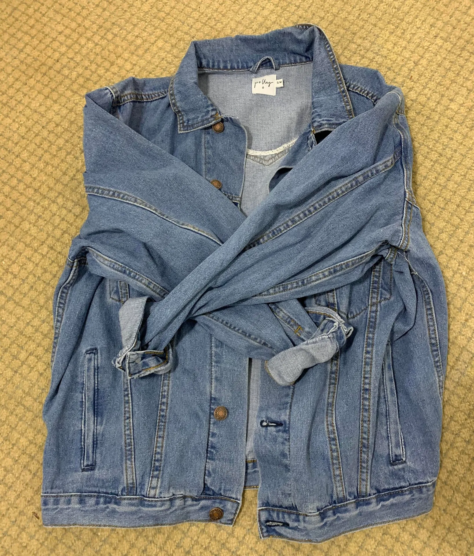 Princess Polly Denim Jacket - Image 2