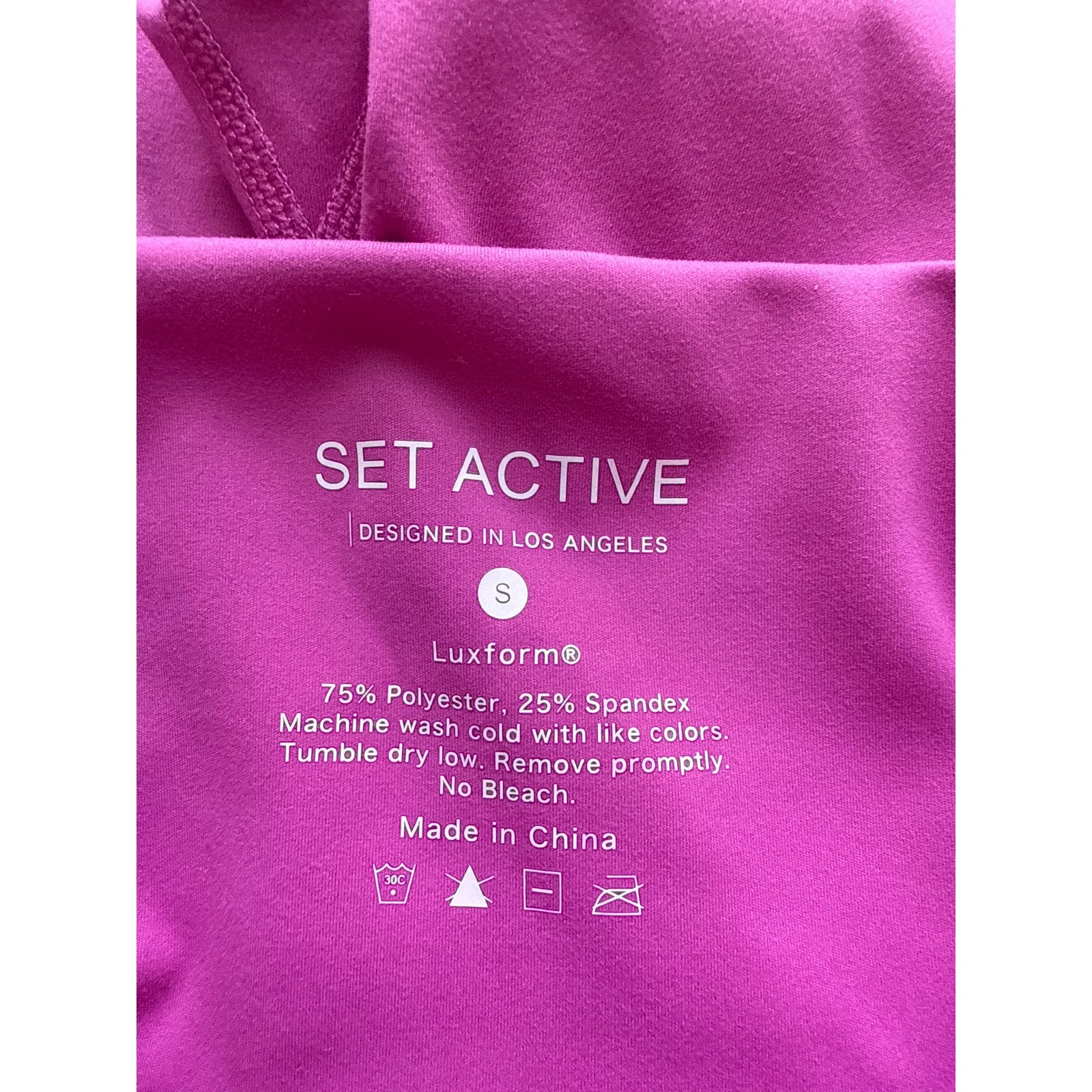 Set Active  Luxform Shorts in Raspberry Pink Size Small - Image 4