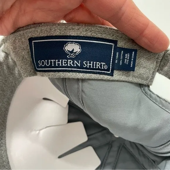 NWT Southern Shirt Co. Women’s Quilted Signature Cap in Heather Gray Size OS‎ - Image 4