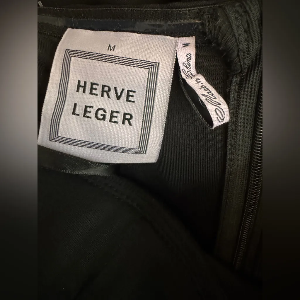 Herve Leger  Black Off-Shoulder Jumpsuit - Image 14