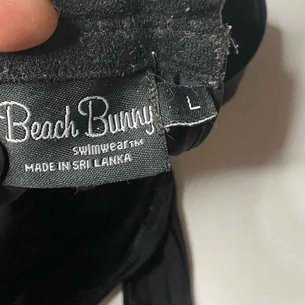 Beach Bunny Bandeau Bikini Top With‎ Metal Studs as is - Image 4