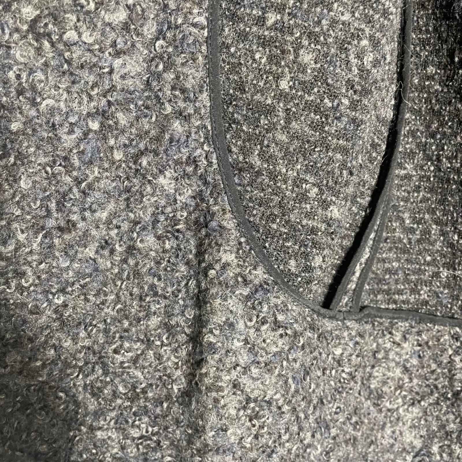 Wilfred Aritzia Boucle Shawl Collar Open Cardigan Gray Wool Blend Women's 8 - Image 5