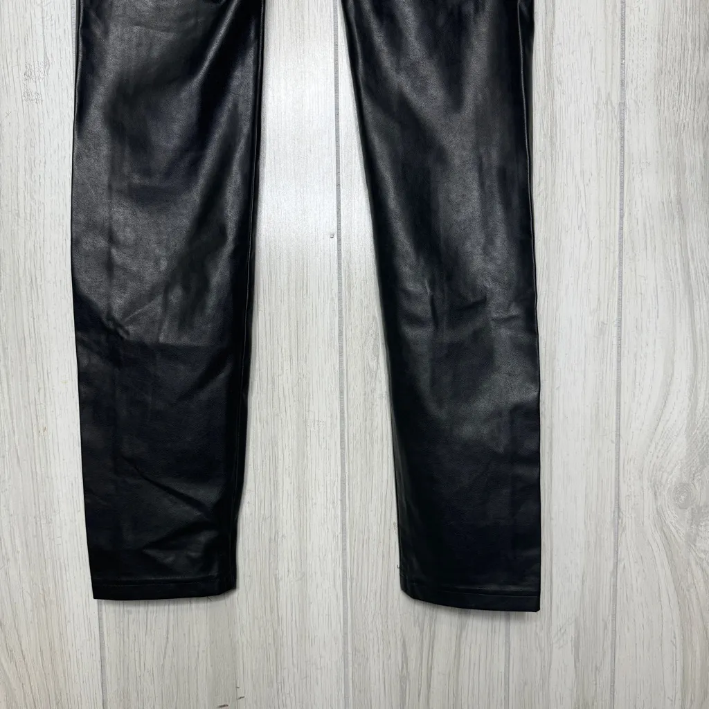Aritzia Babaton Caspain Skinny Pants Vegan Faux Leather size 6 - Image 8