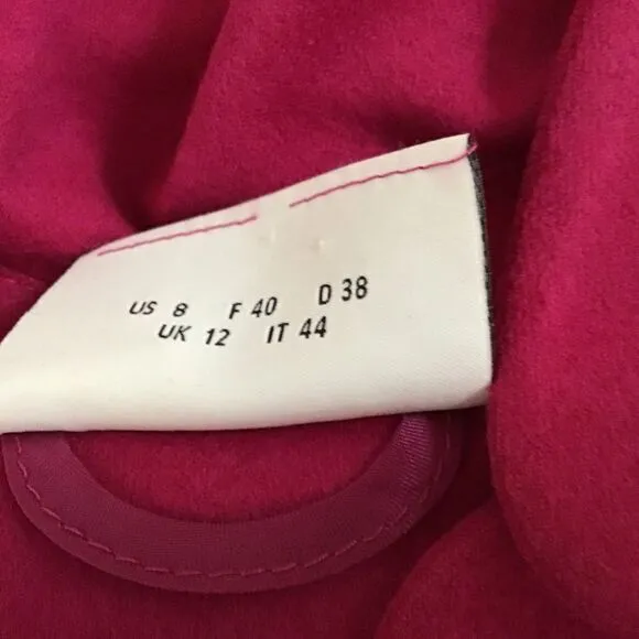 Akris Punto Barbie pink jacket with cinch, size 8‎ - Image 16