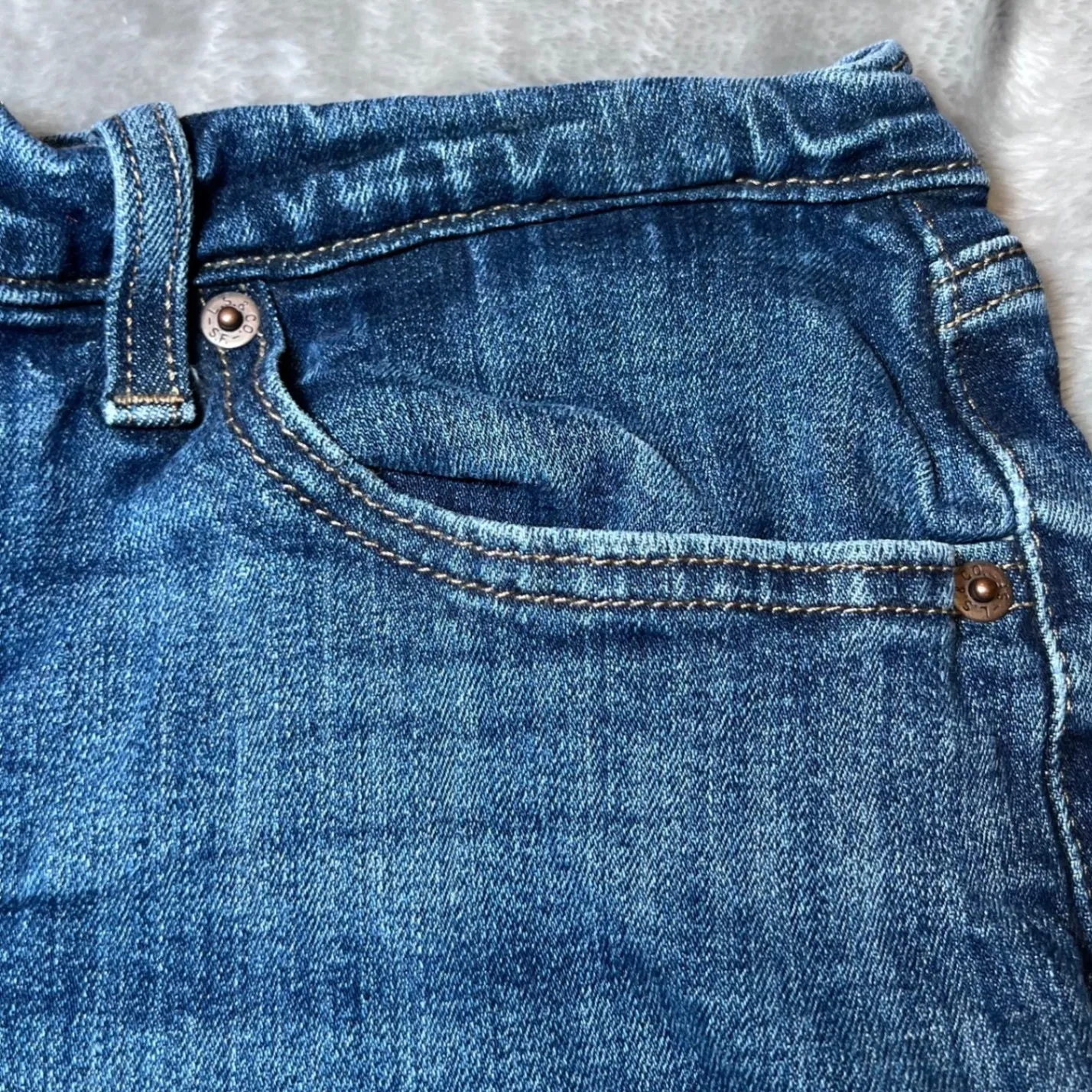 Levi Strauss & Co Blue Jean Shorts Womens 29 Denim Classic Outdoor Casual - Image 14