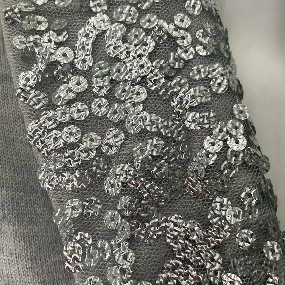 Magaschoni Moonlight Malange small sleeveless sparkle sweater dress tunic NEW - Image 3