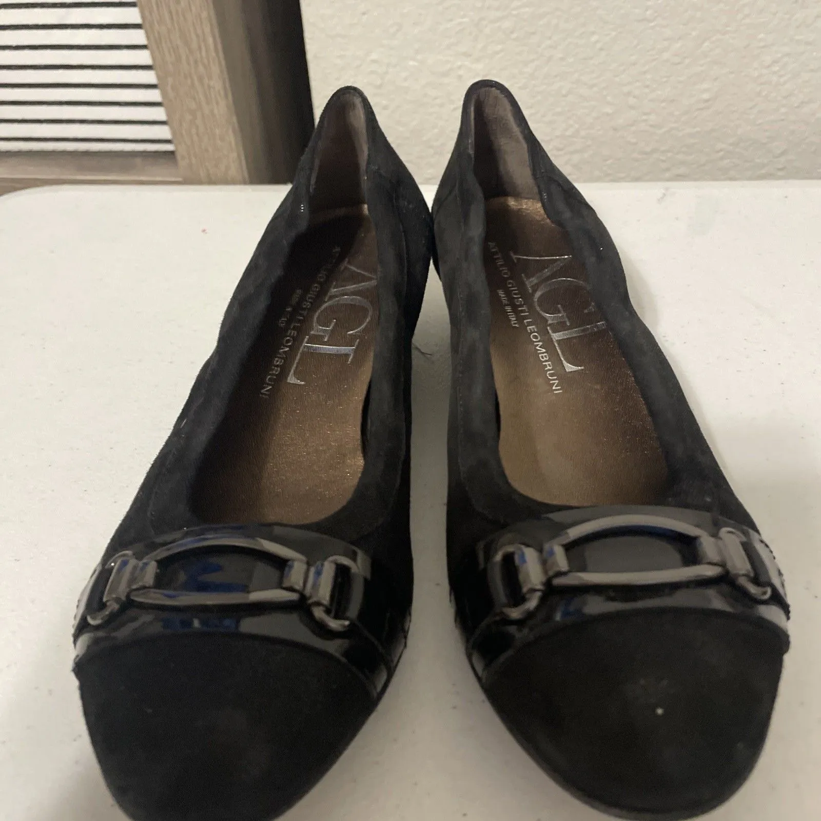 AGL Attilio Giusti Leombruni Ballet Flat Shoes Black/Nero Women’s Sz 6.5 Black - Image 14