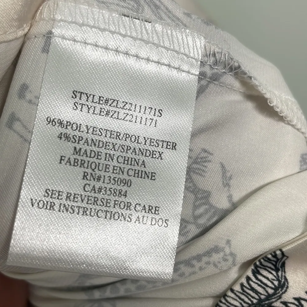 Z SUPPLY JOLIE SAFARI SATIN LOUNGE PAJAMA TOP NEW - Image 6