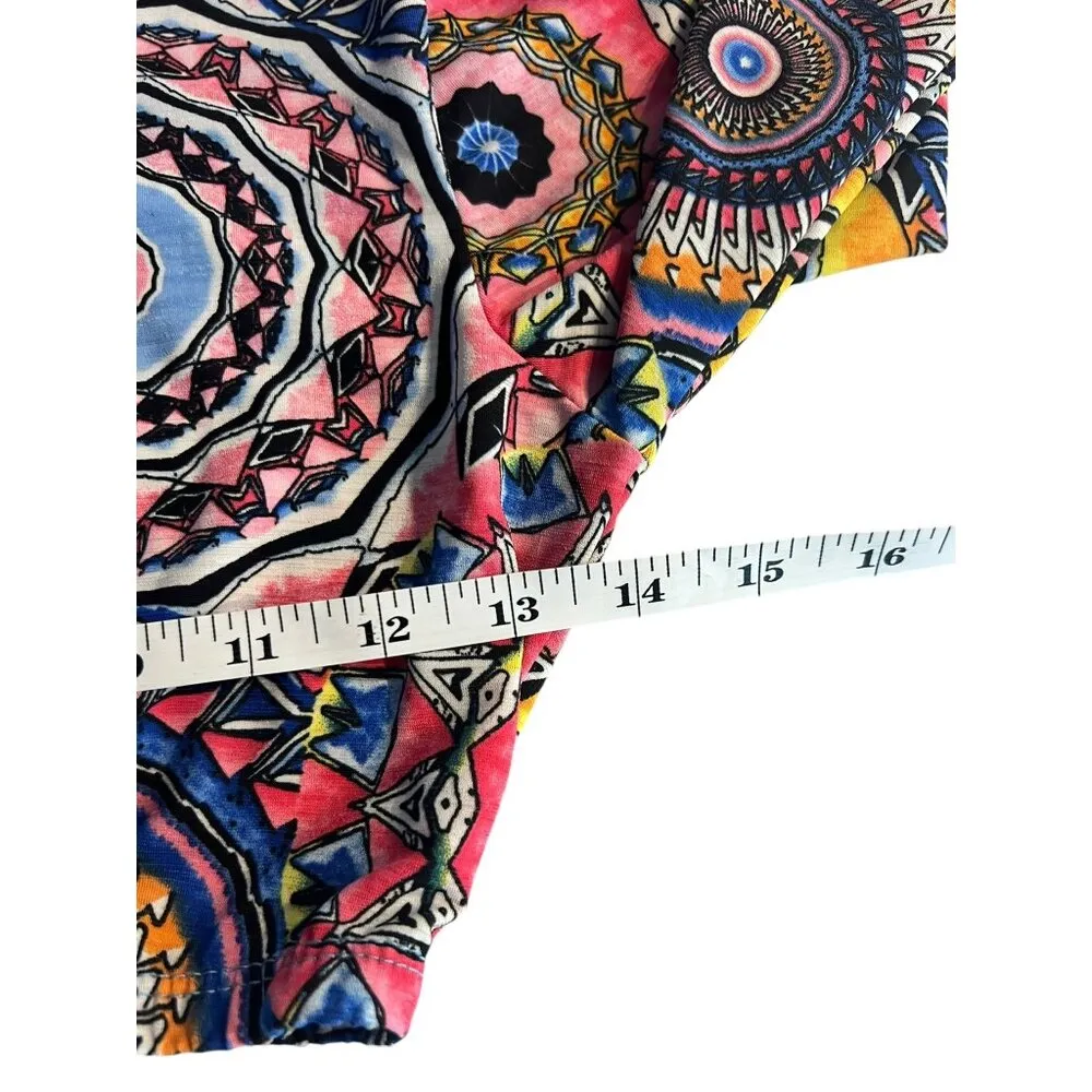 Good Times Women's Full Of Color Long Sleeve Crop Top Size M - Image 4