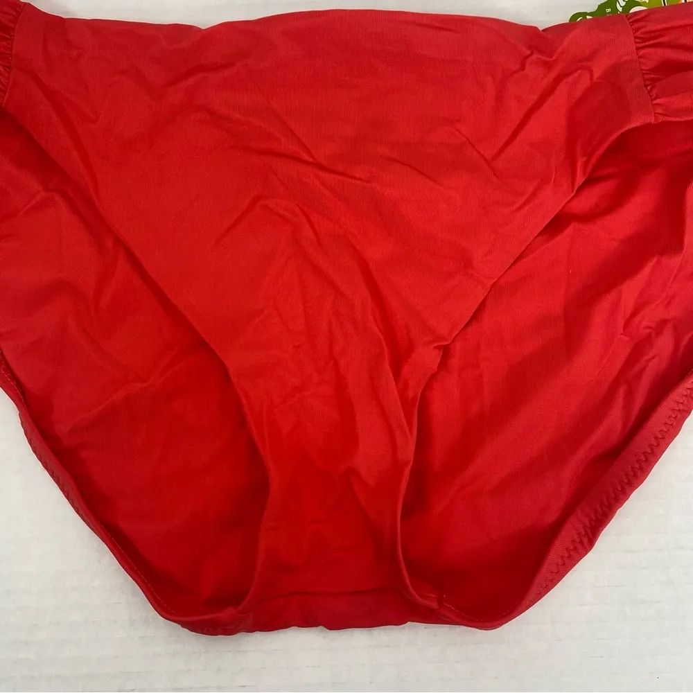 becca by rebecca virtue swimwear Bottom Red Size Large - Image 2