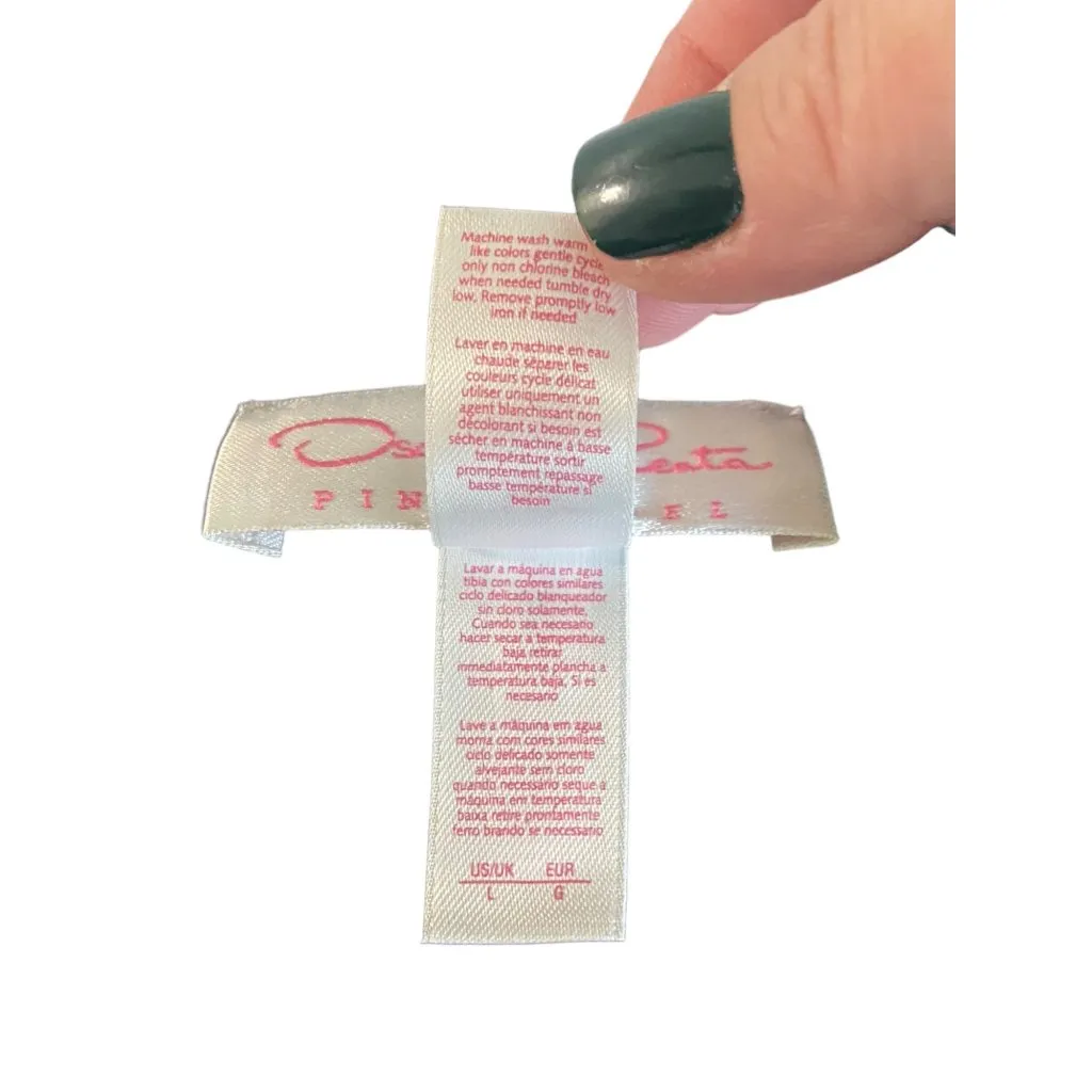 Oscar De La Renta Pink Label Velvet Robe Black Size L - Image 4