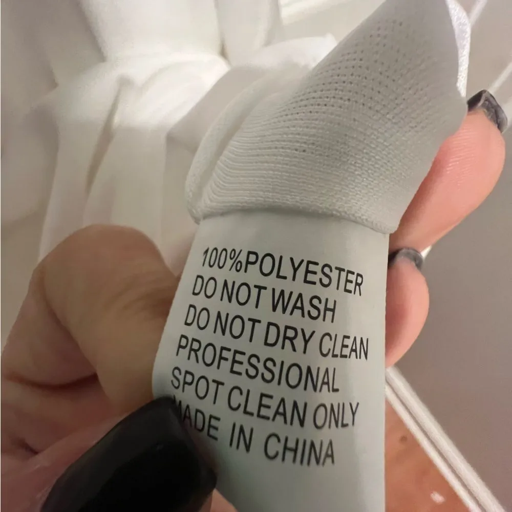 NWT IEENA for Mac Duggal Rhinestone Neckline Draped Mini Dress‎ size 4 - Image 10