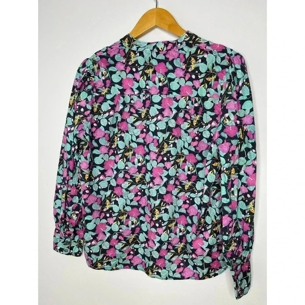 Roller Rabbit Manusa Glenda Cotton Top size M Floral - Image 6