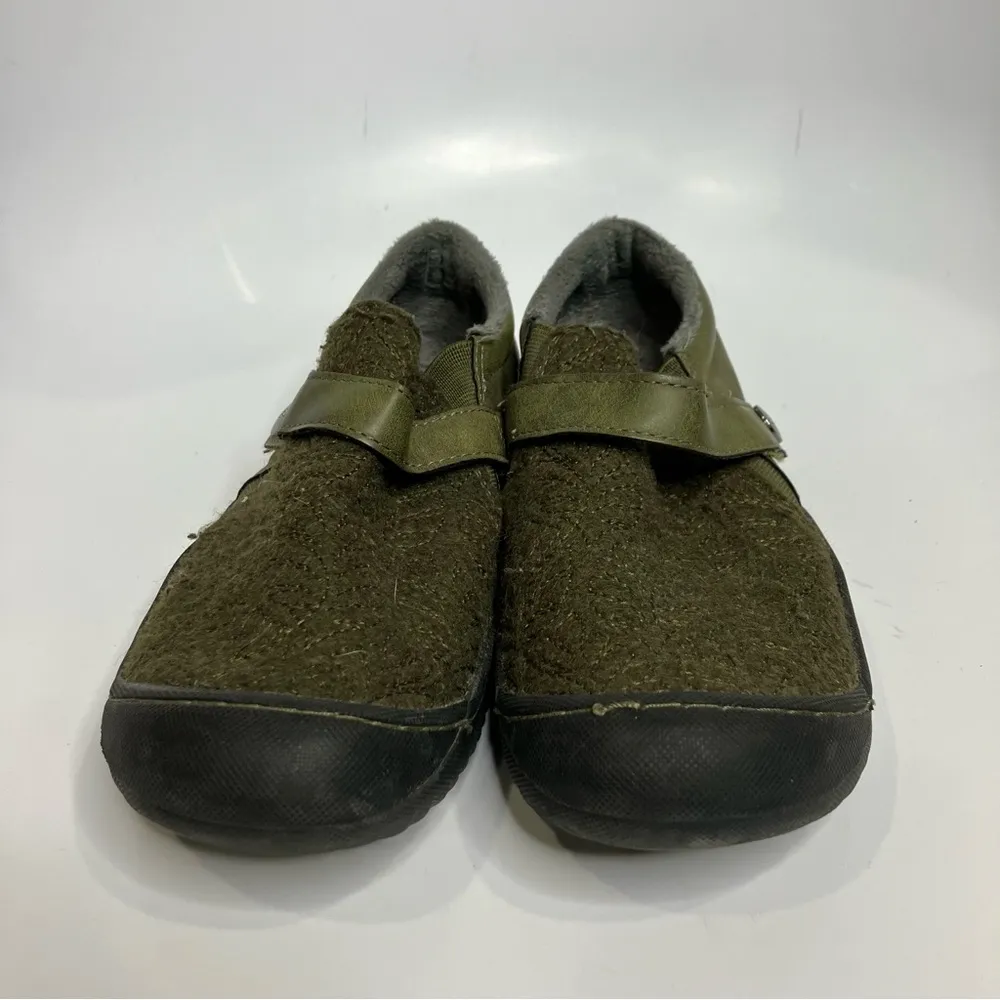 JBU by Jambu Blakely loafers olive green vegan uppers women sz 7.5 slip on shoes - Image 3
